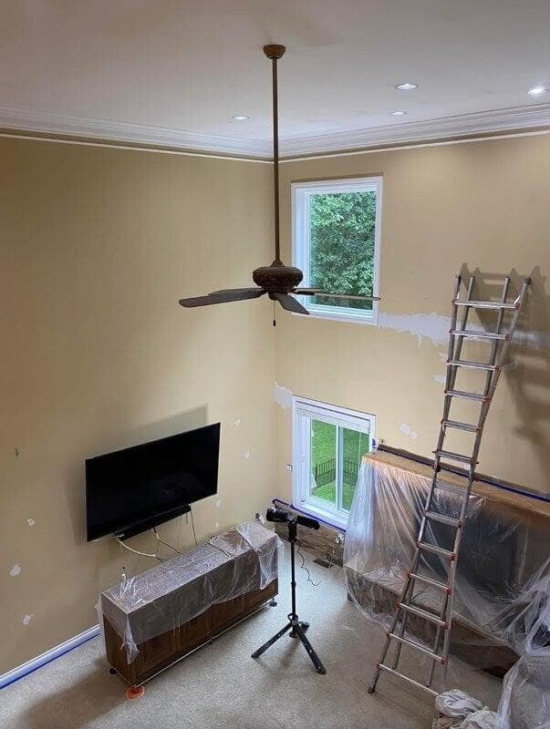 Living Room in Progress